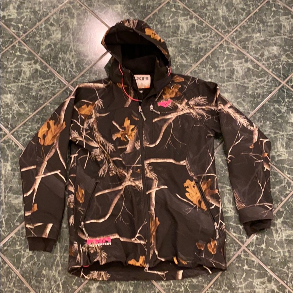 FXR jacket camo realtree size 16 waterproof